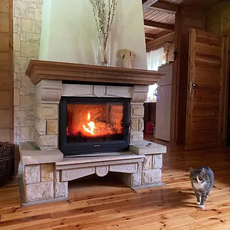 Domek Drewniany Z Kominkiem Holiday home *